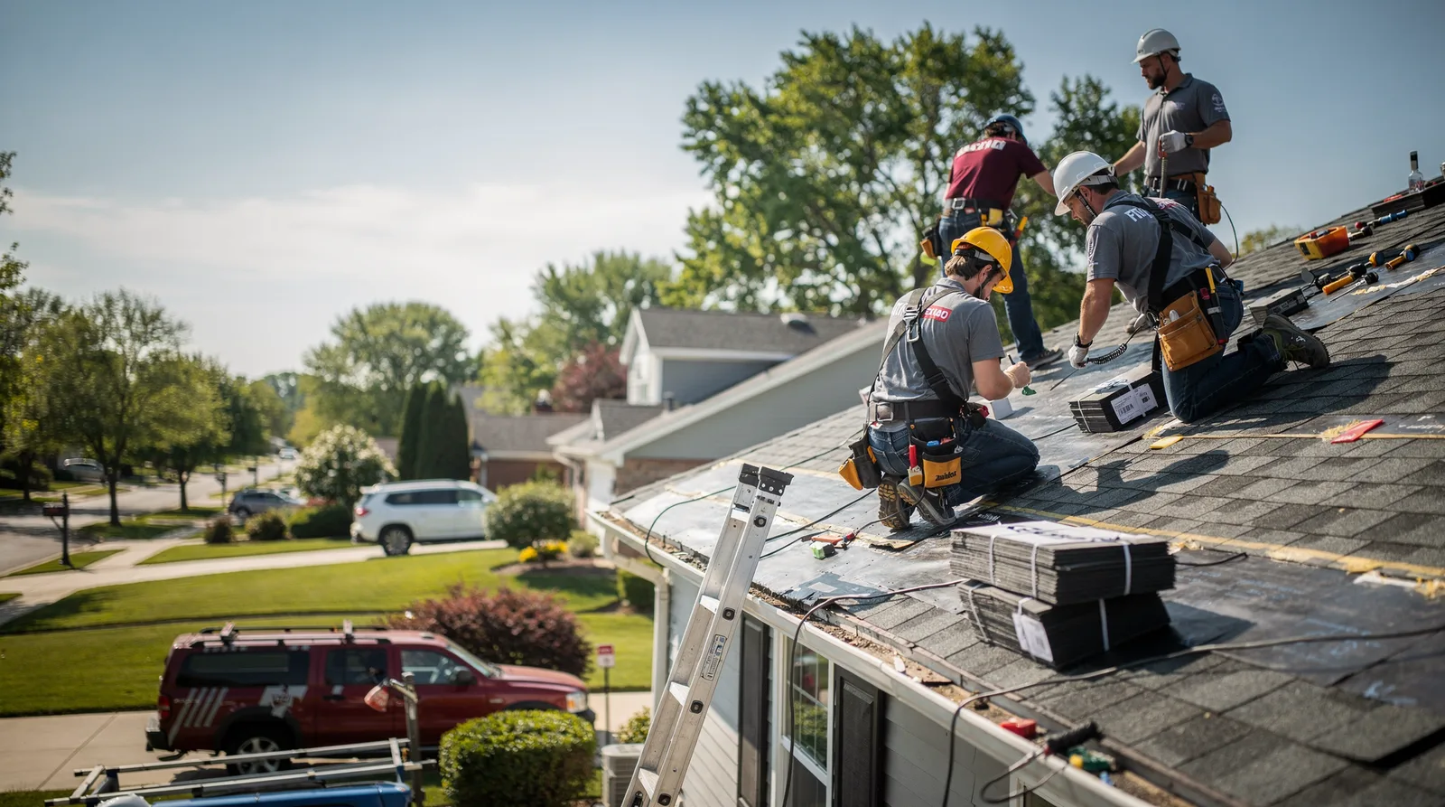 Roof Repair in New Athens, IL around you